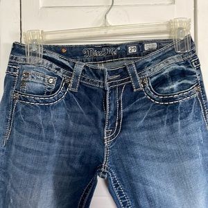 Miss me size 29 light blue faded. Inseam 34